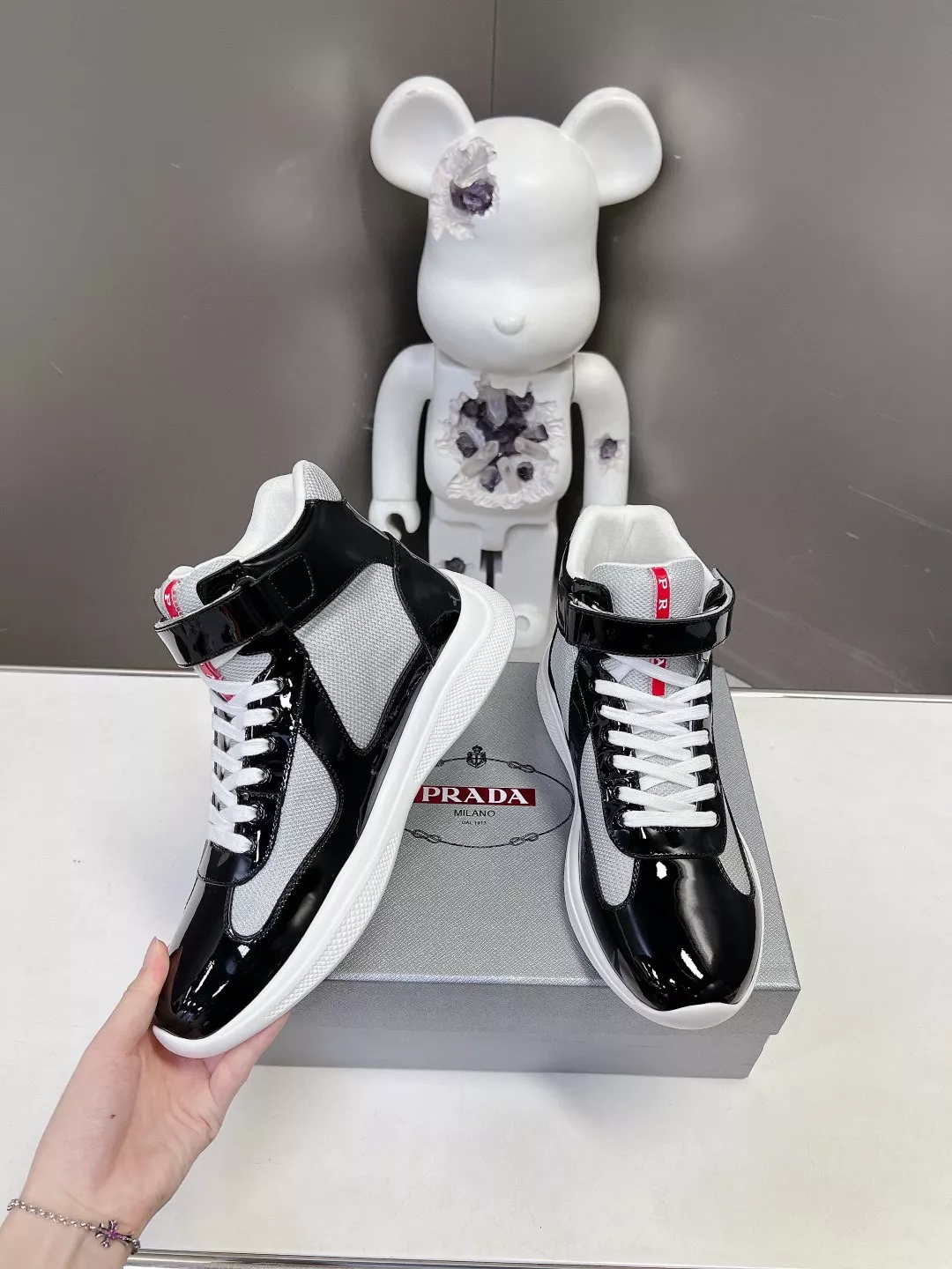 prada high top chaussures pour femme s_12b5560